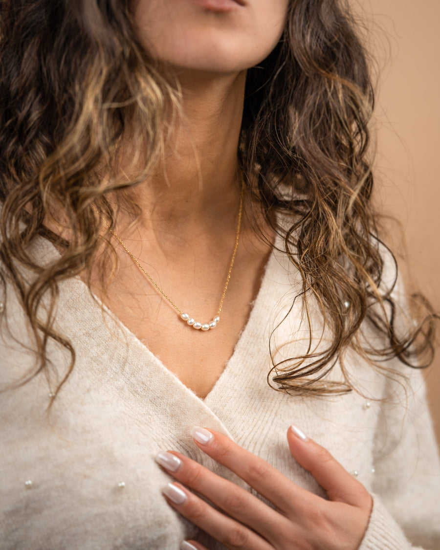 Organic Seed Pearl Necklace